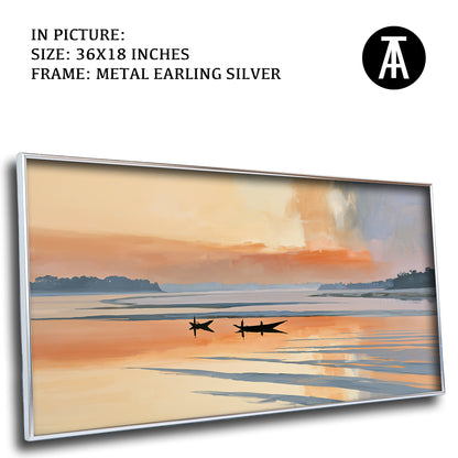 Artwork in Metal Earling Silver Frame