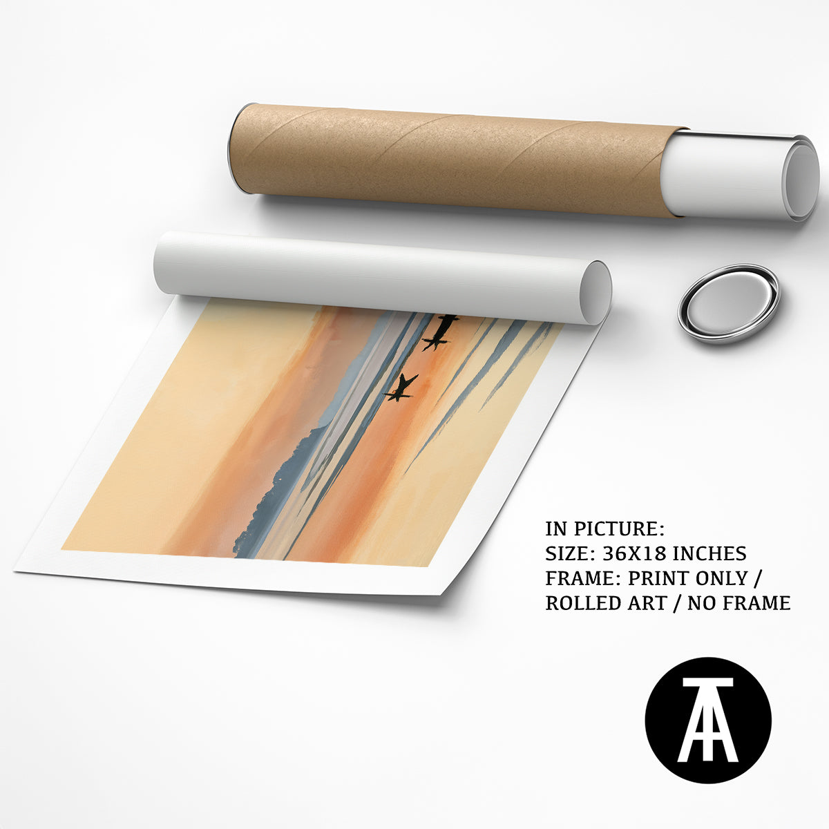 Artwork as Print Only or Rolled Art