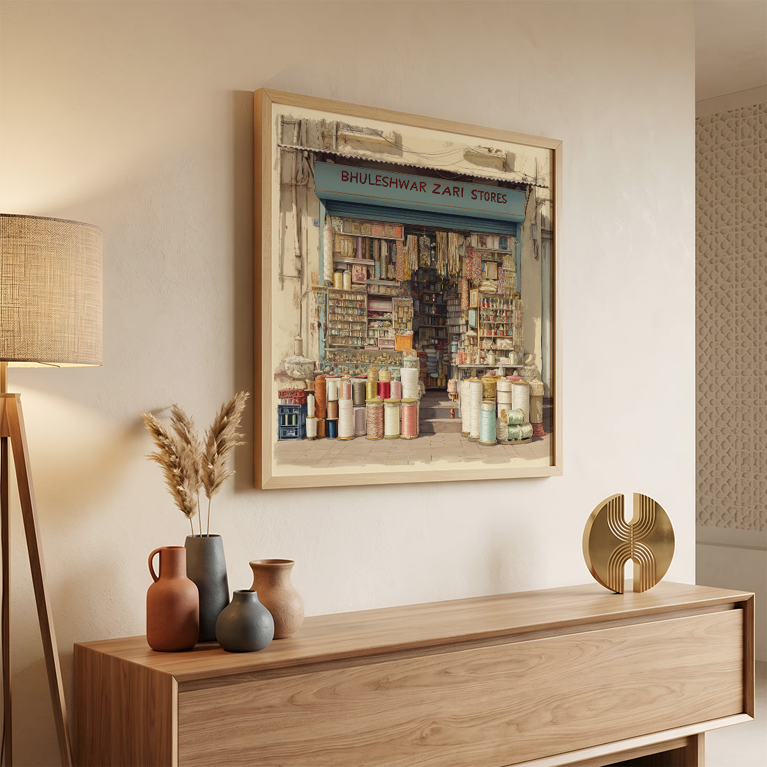 Indian Art in a Lifestyle Setting