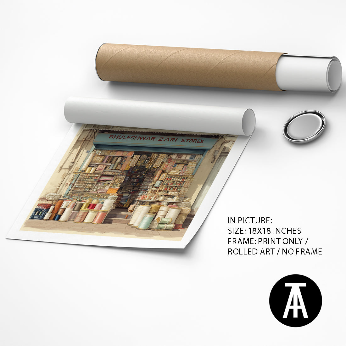 Artwork as Print Only / Rolled Art