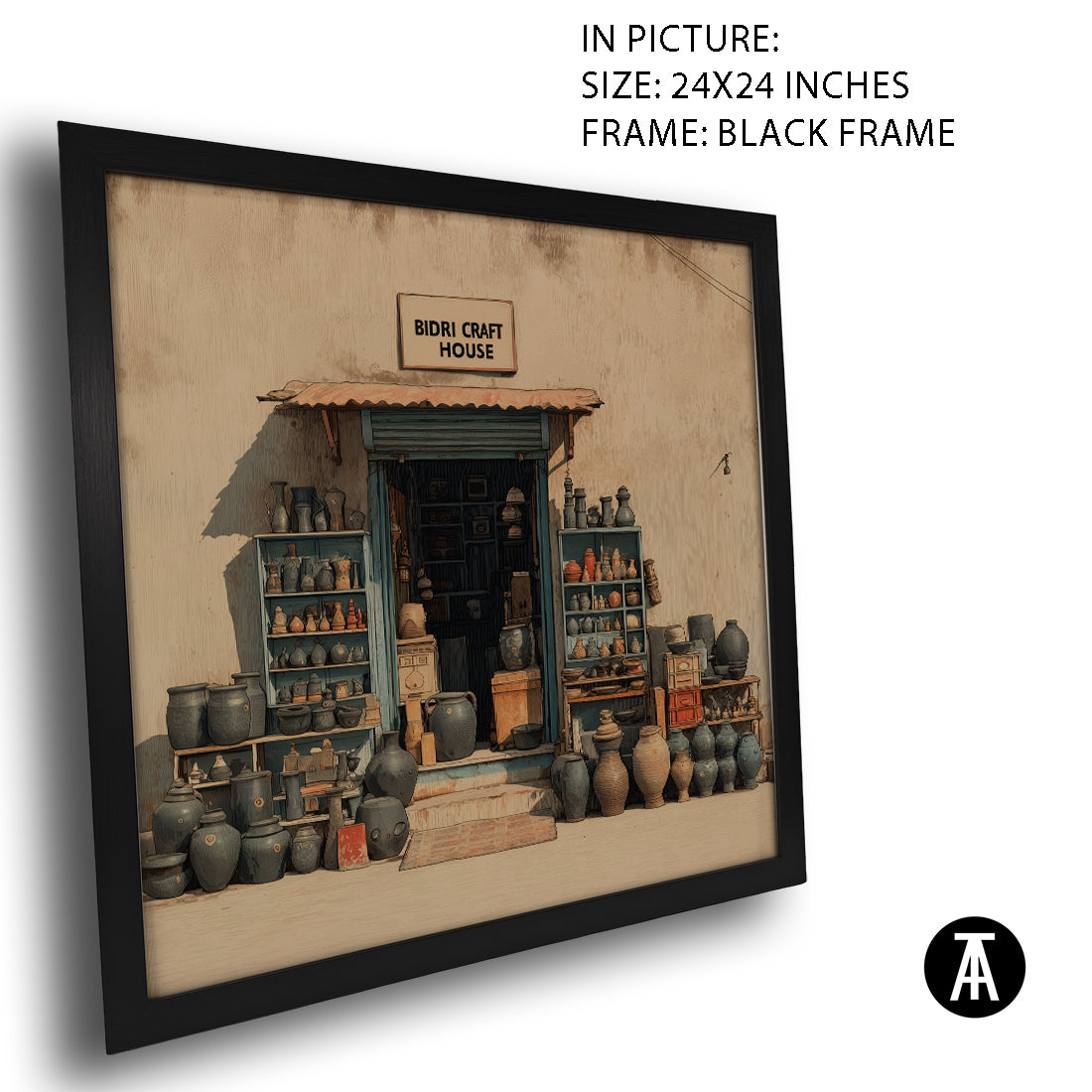 Artwork in Black Frame