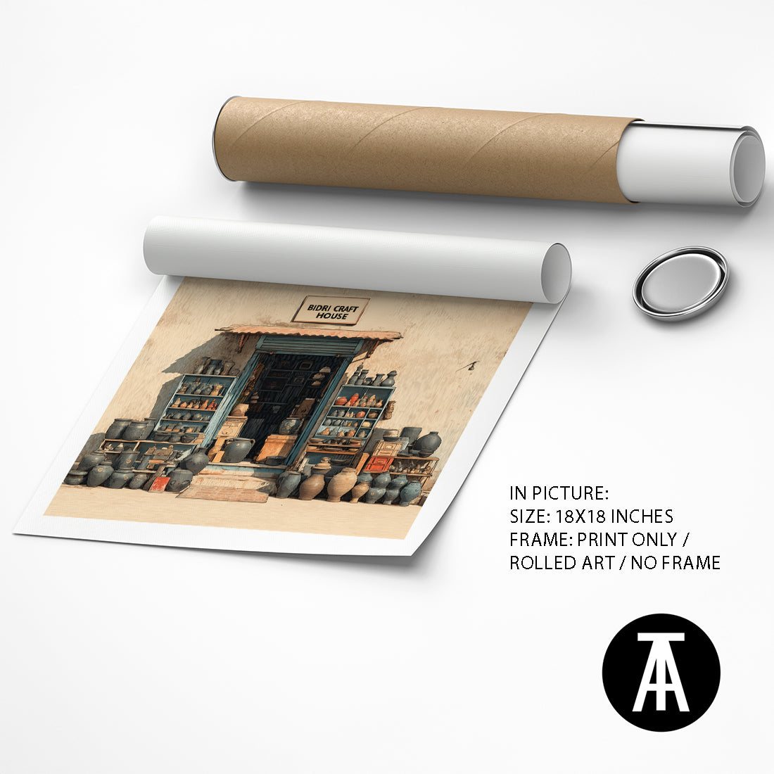 Artwork as Print Only / Rolled Art