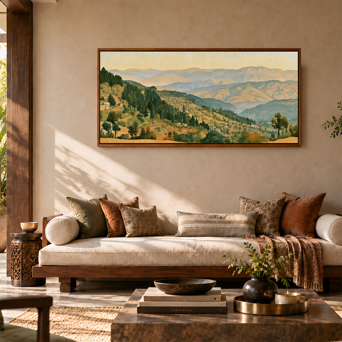 Indian Artwork in a Lifestyle Setting