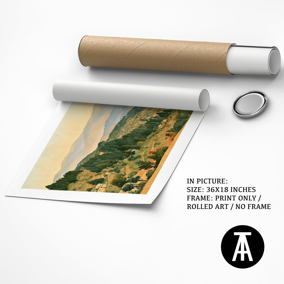 Artwork as Print Only or Rolled Art