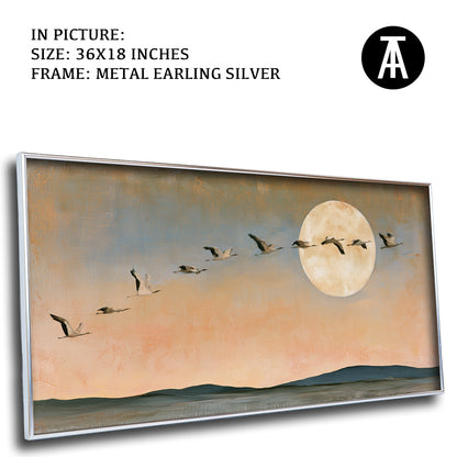 Artwork in Metal Earling Silver Frame