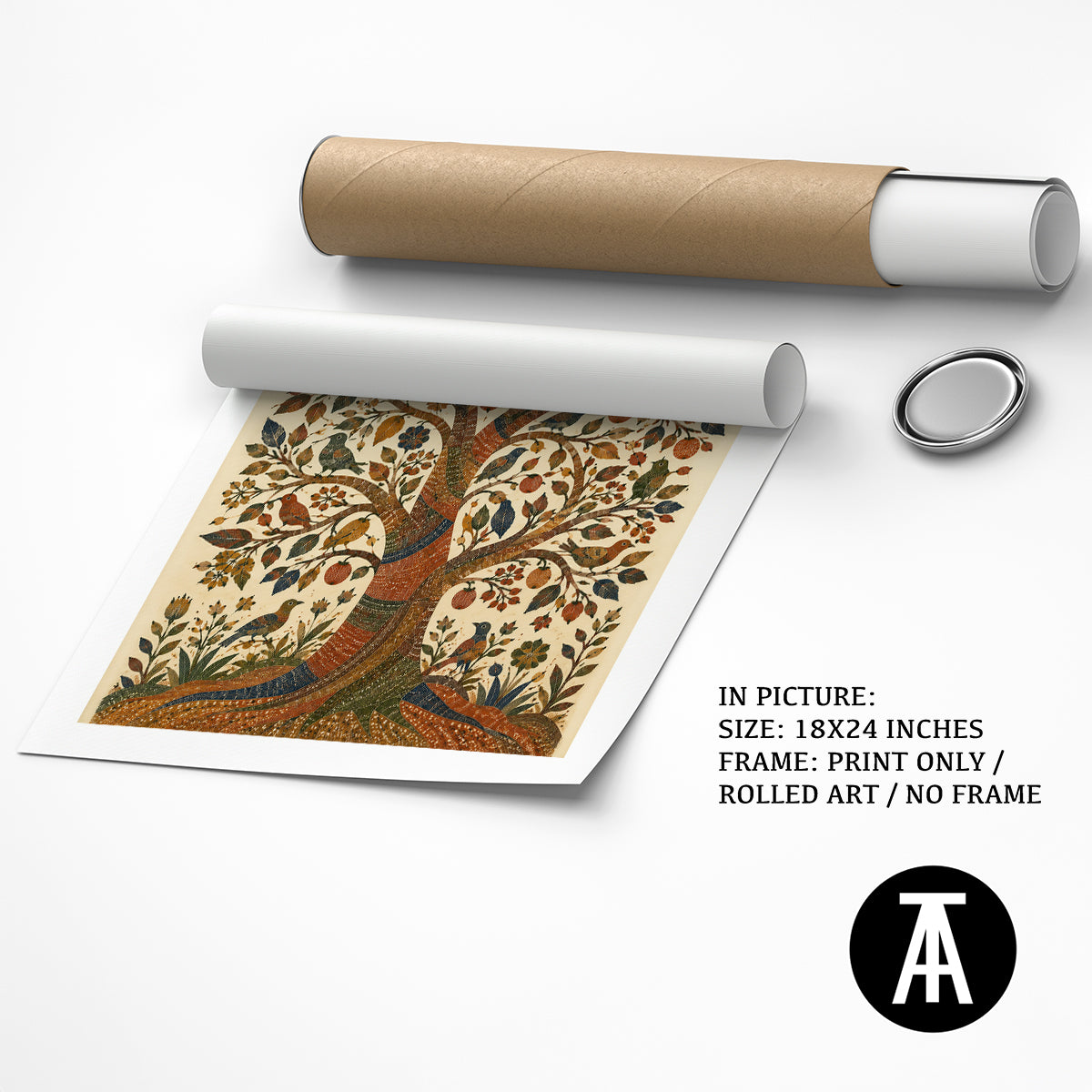 Artwork as Print Only / Rolled Art
