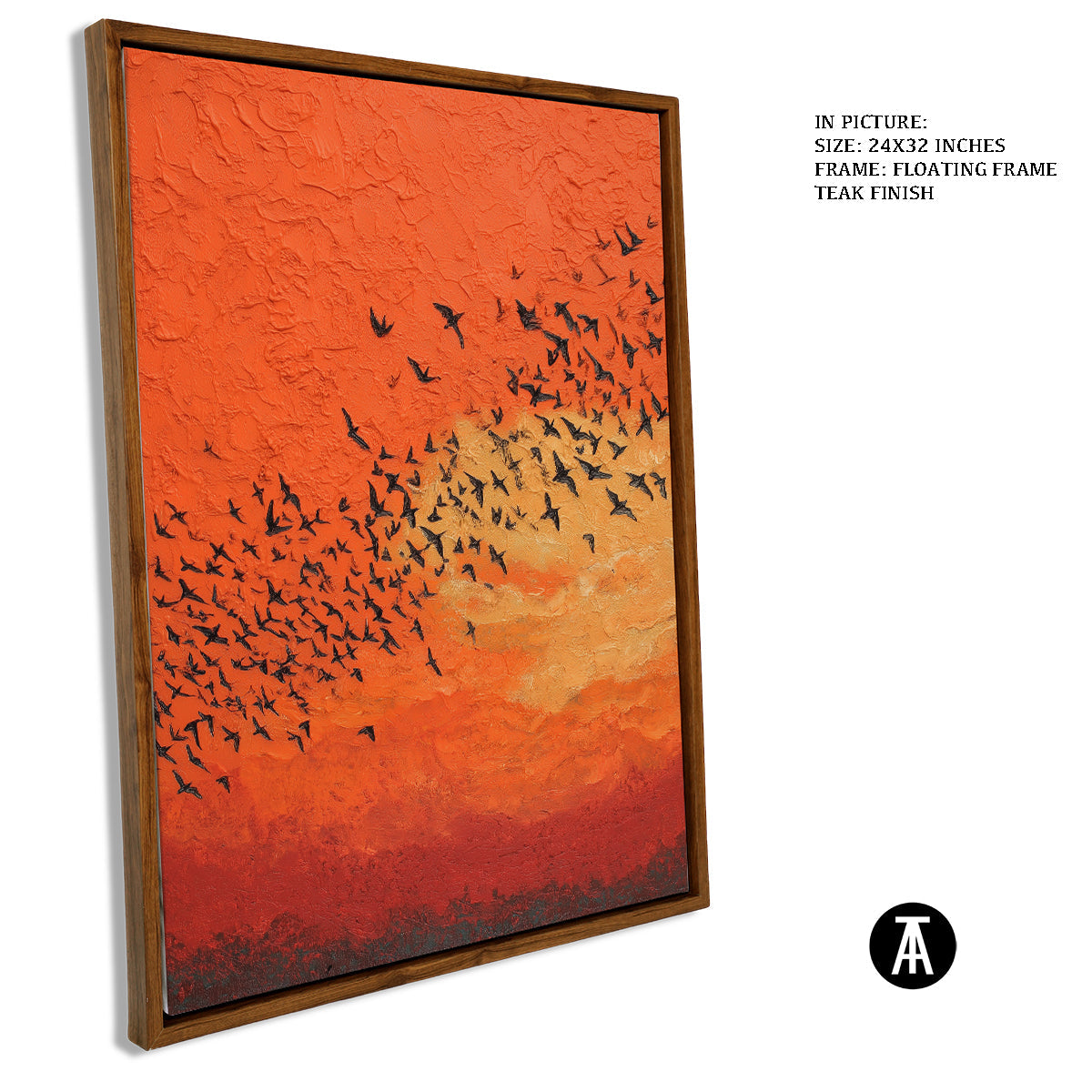 Artwork in Floating Frame