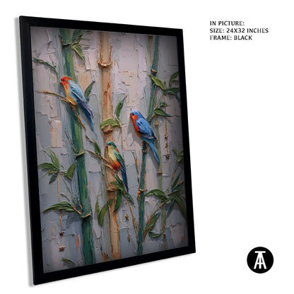 Artwork in Metal Earling Silver Frame