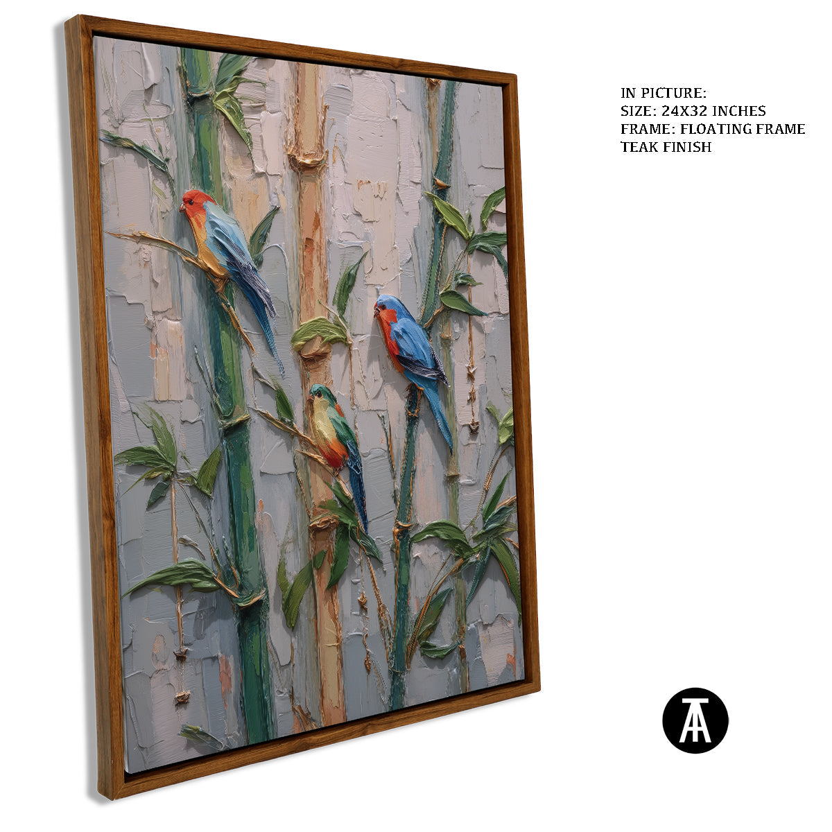 Artwork in Floating Frame