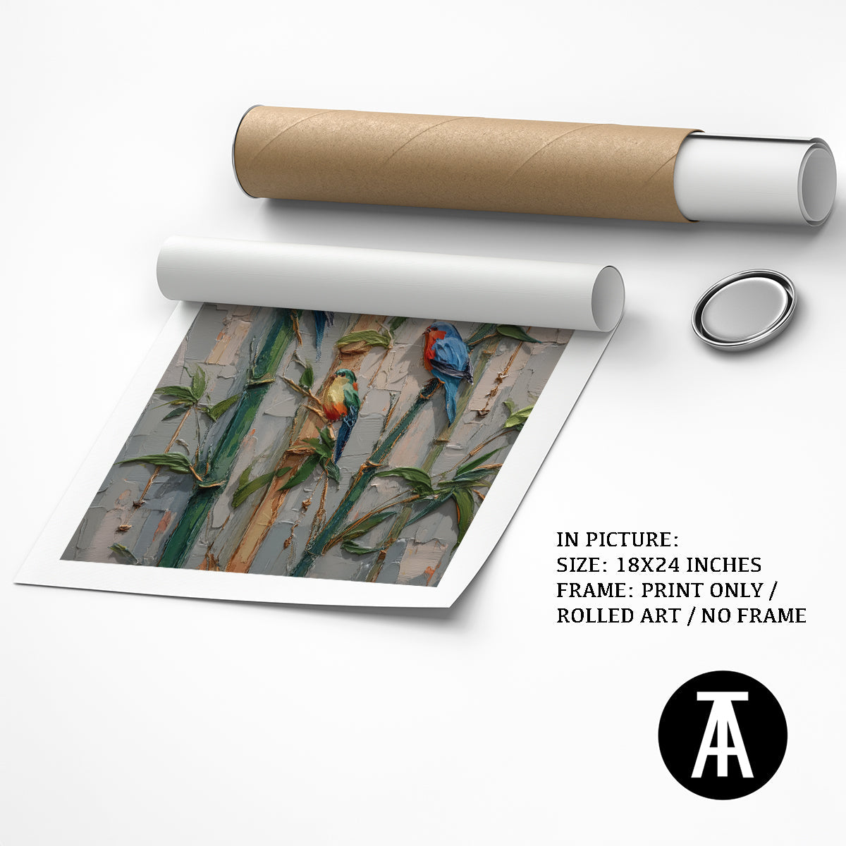 Artwork as Print Only or Rolled Art