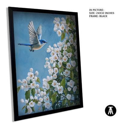 Sample Artwork in Black Frame