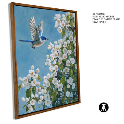Sample Artwork in Floating Frame
