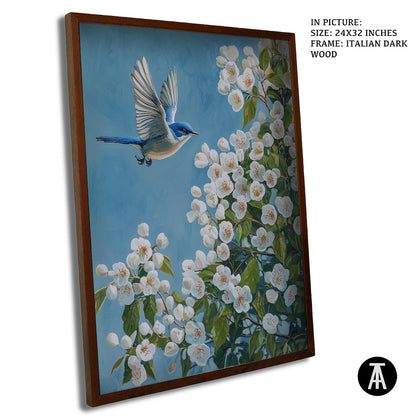 Sample Artwork in Italian Wood Framing Dark