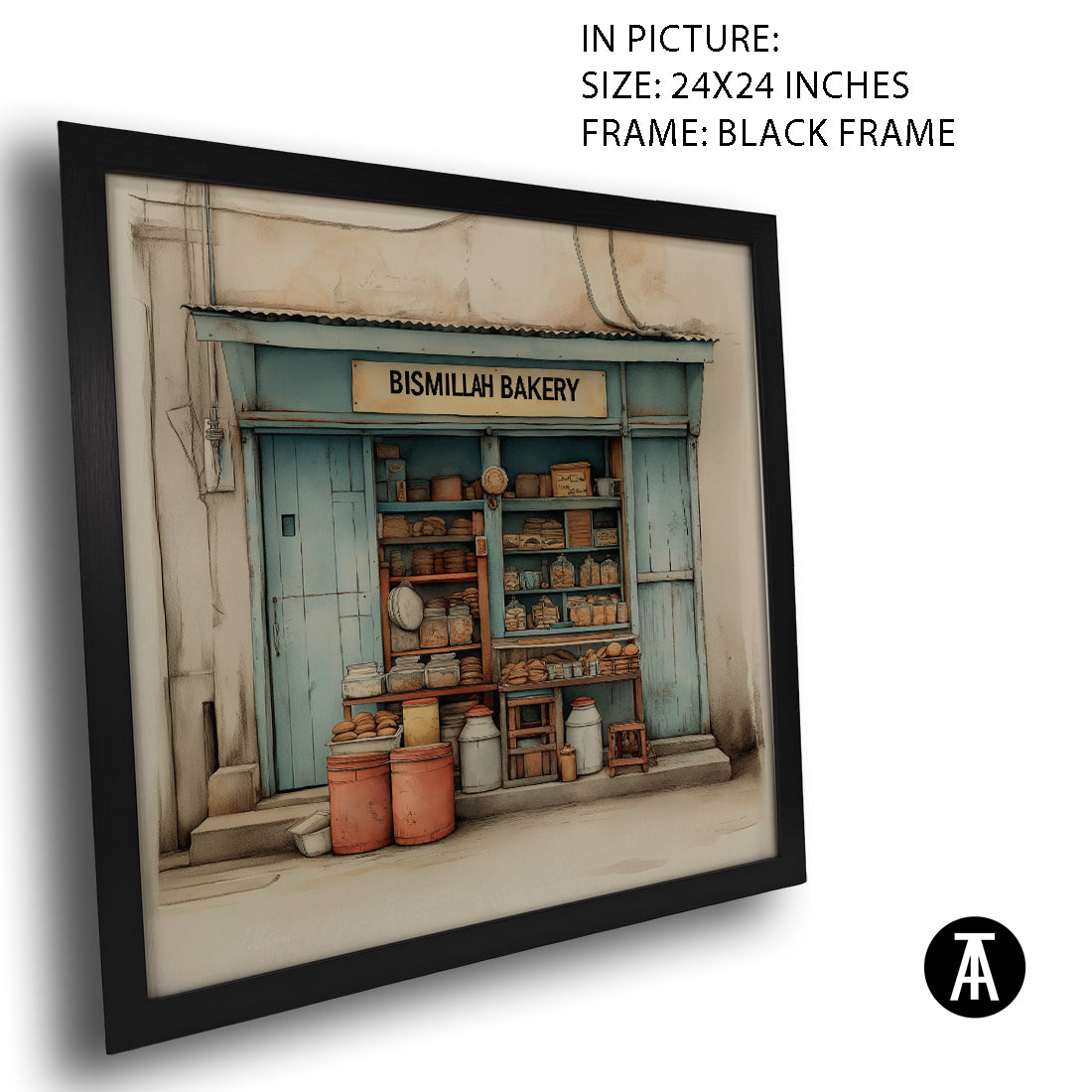 Artwork in Black Frame