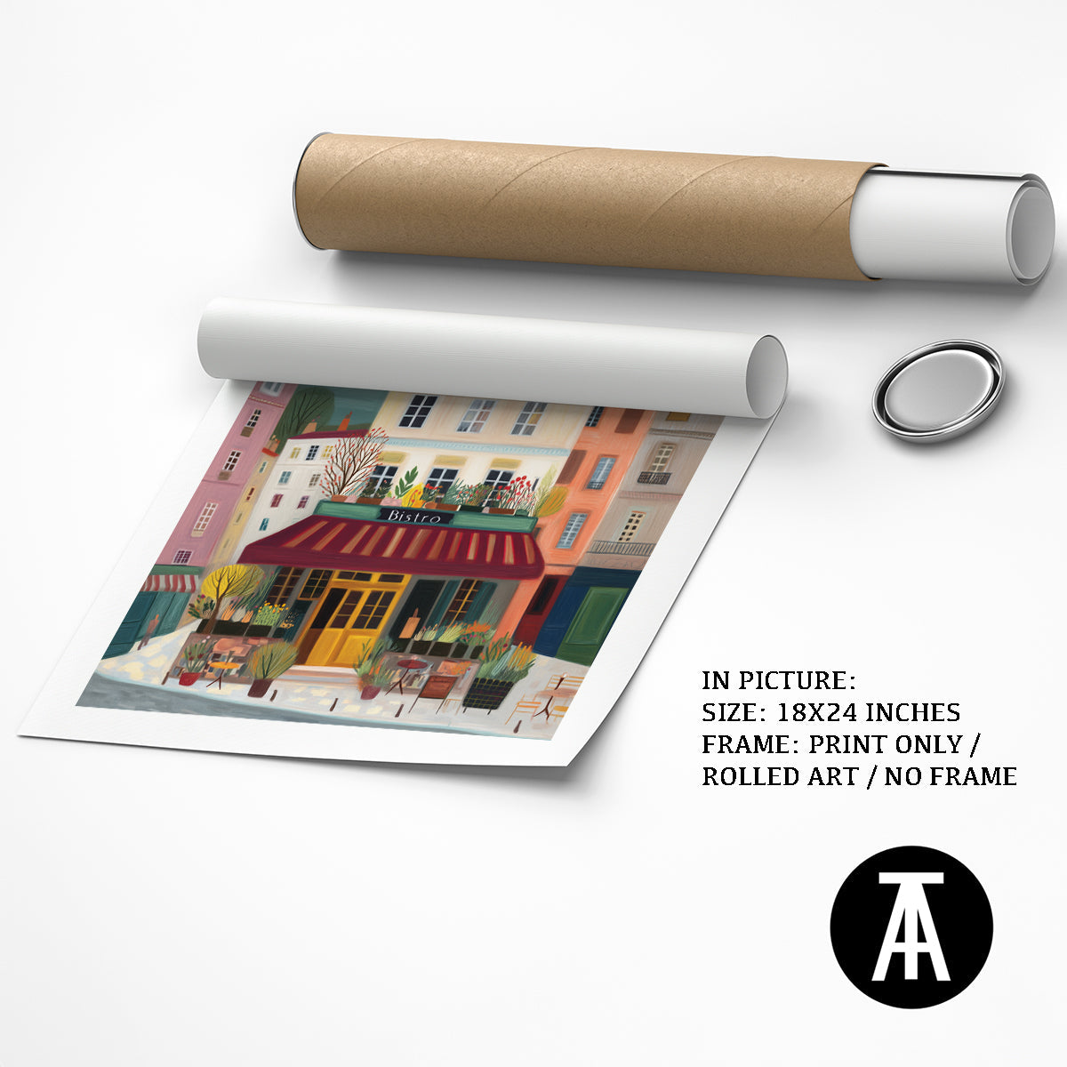 Artwork as Print Only or Rolled Art