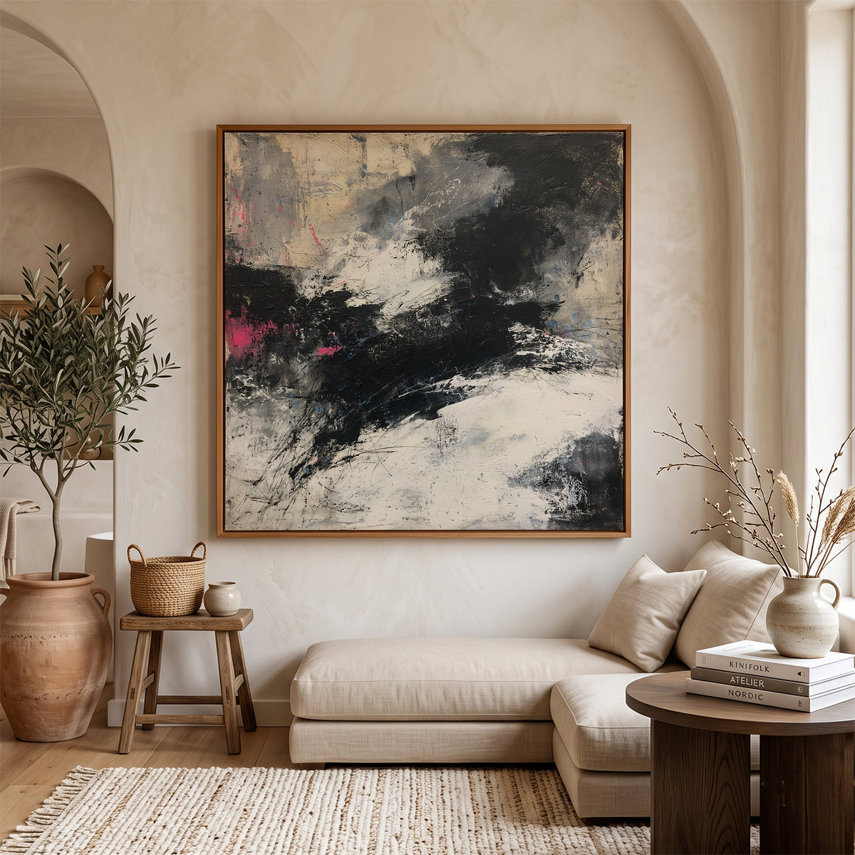 Abstract Art in a Lifestyle Setting