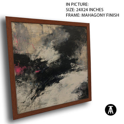 Artwork in Mahogany Finish Frame