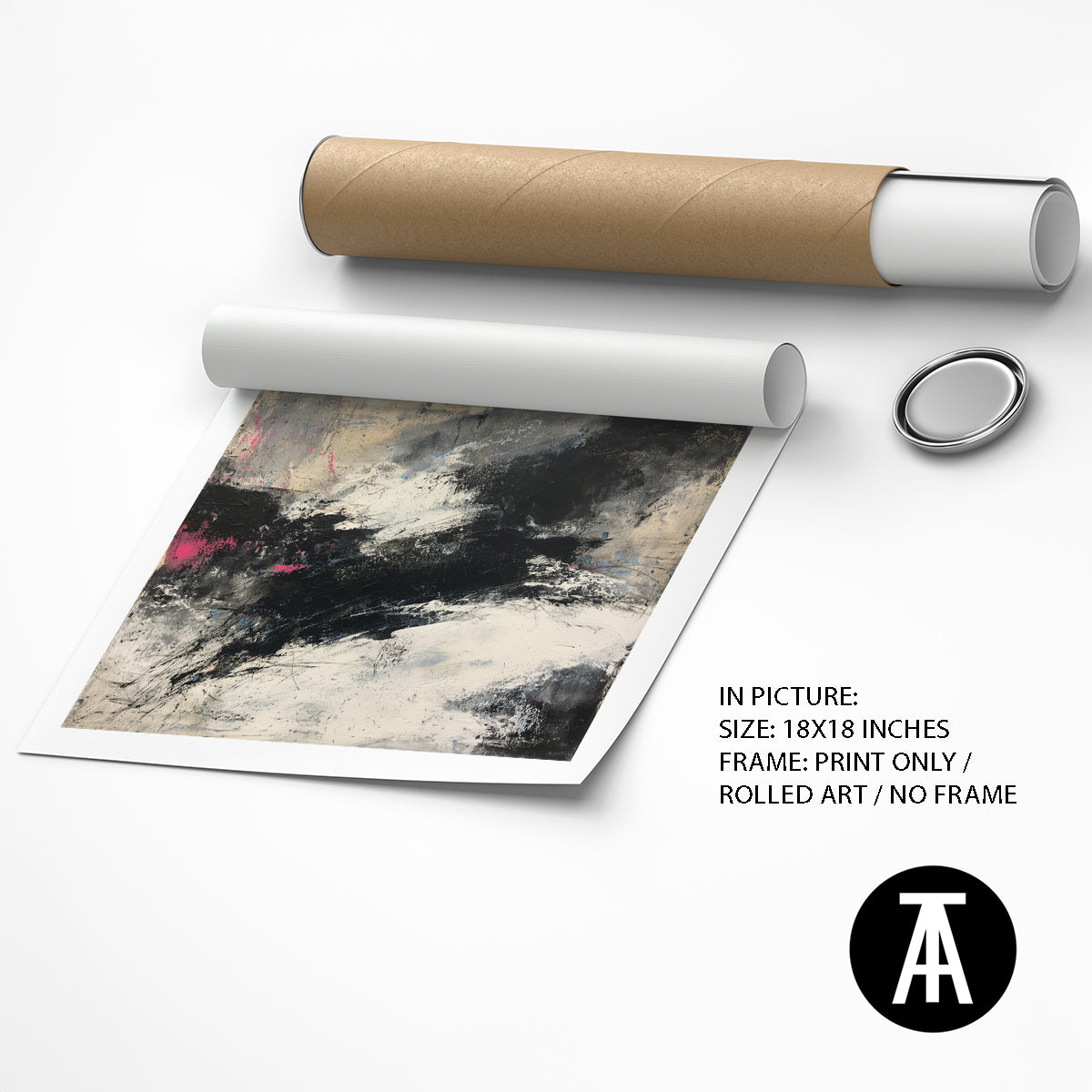 Artwork as Print Only / Rolled Art