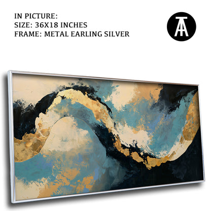 Artwork in Metal Earling Silver Frame