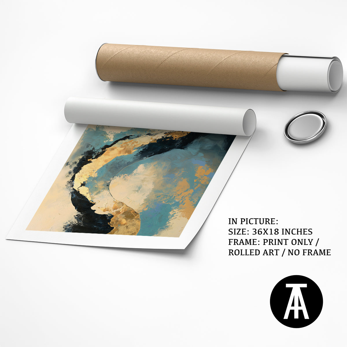 Artwork as Print Only / Rolled Art