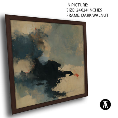 Artwork in Dark Walnut Frame
