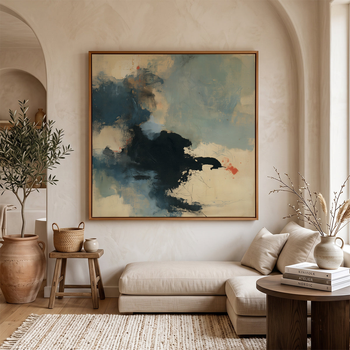 Abstract Art in a Lifestyle Setting