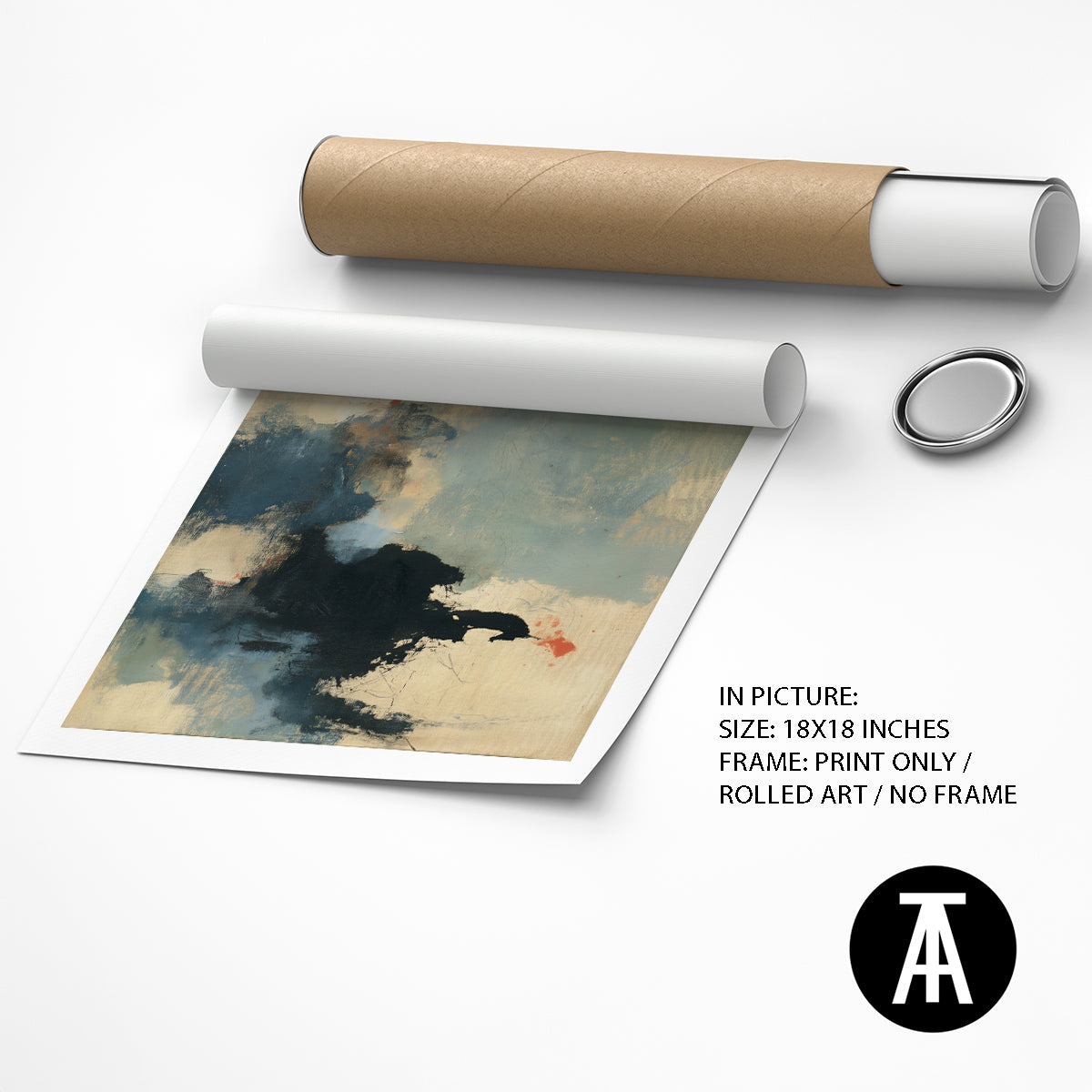 Artwork as Print Only / Rolled Art