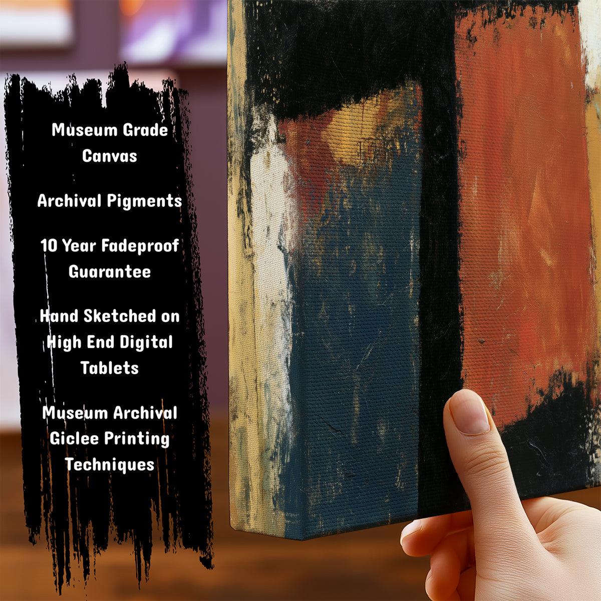 Information about Abstract Art Print