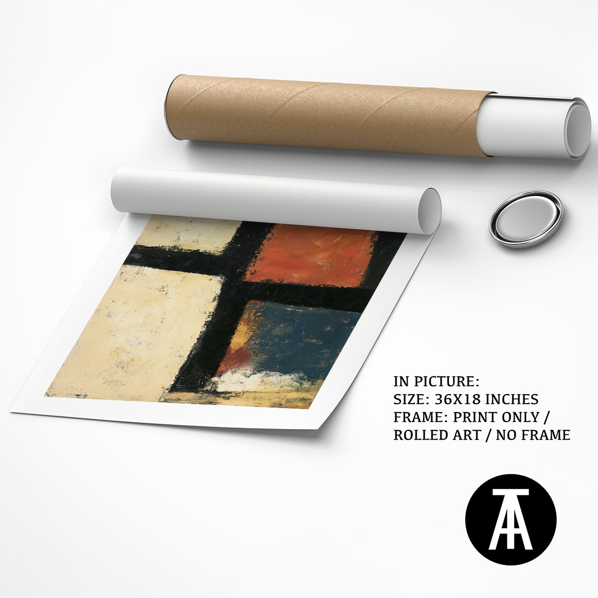 Artwork as Print Only / Rolled Art