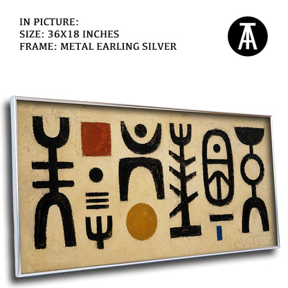Artwork in Metal Earling Silver Frame