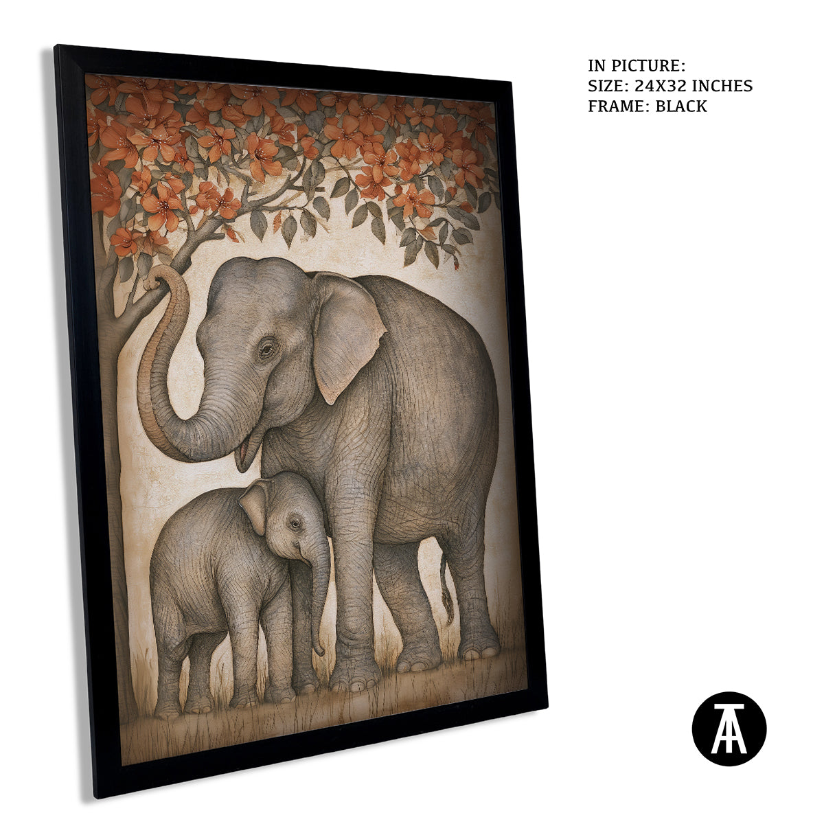 Artwork in Black Frame