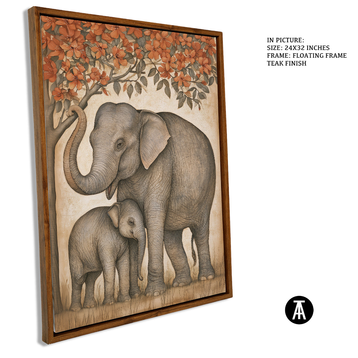 Artwork in Floating Frame