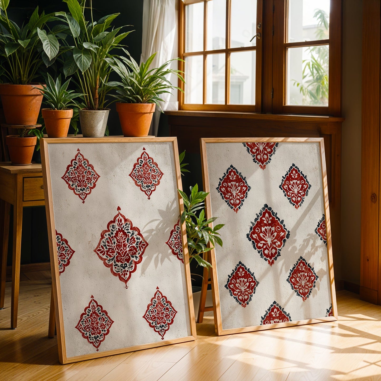 Heritage Indian Painting in a Lifestyle Setting