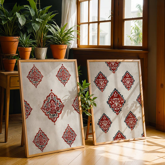 Heritage Indian Painting in a Lifestyle Setting