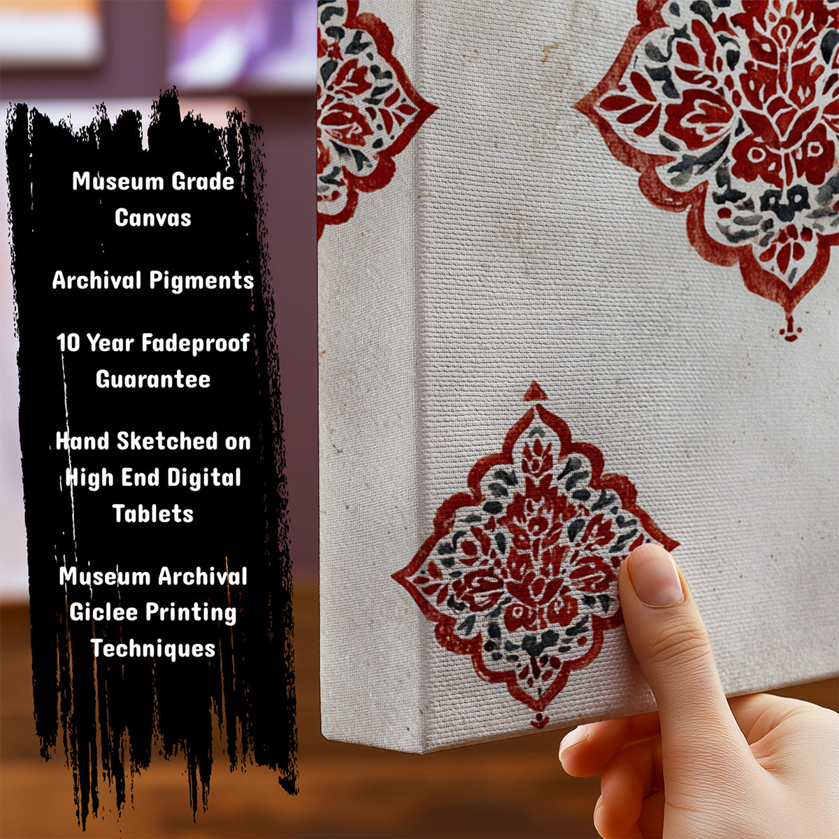 Information about Indian Art Canvas Art Print