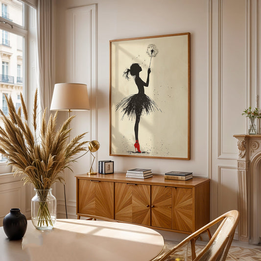 Minimalist Painting in a Lifestyle Setting