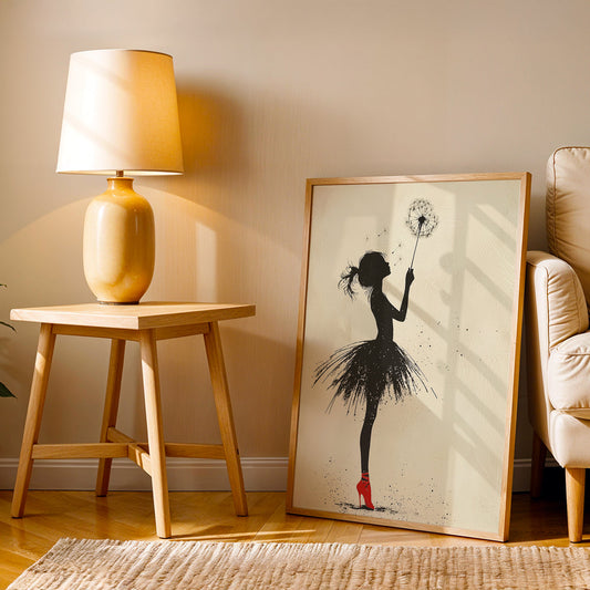 Minimalist Artwork in a Lifestyle Setting
