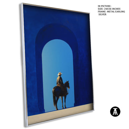 Artwork in Metal Earling Silver Frame