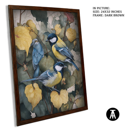 Artwork in Metal Champagne Gold Frame