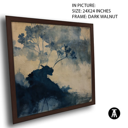Artwork in Dark Walnut Frame