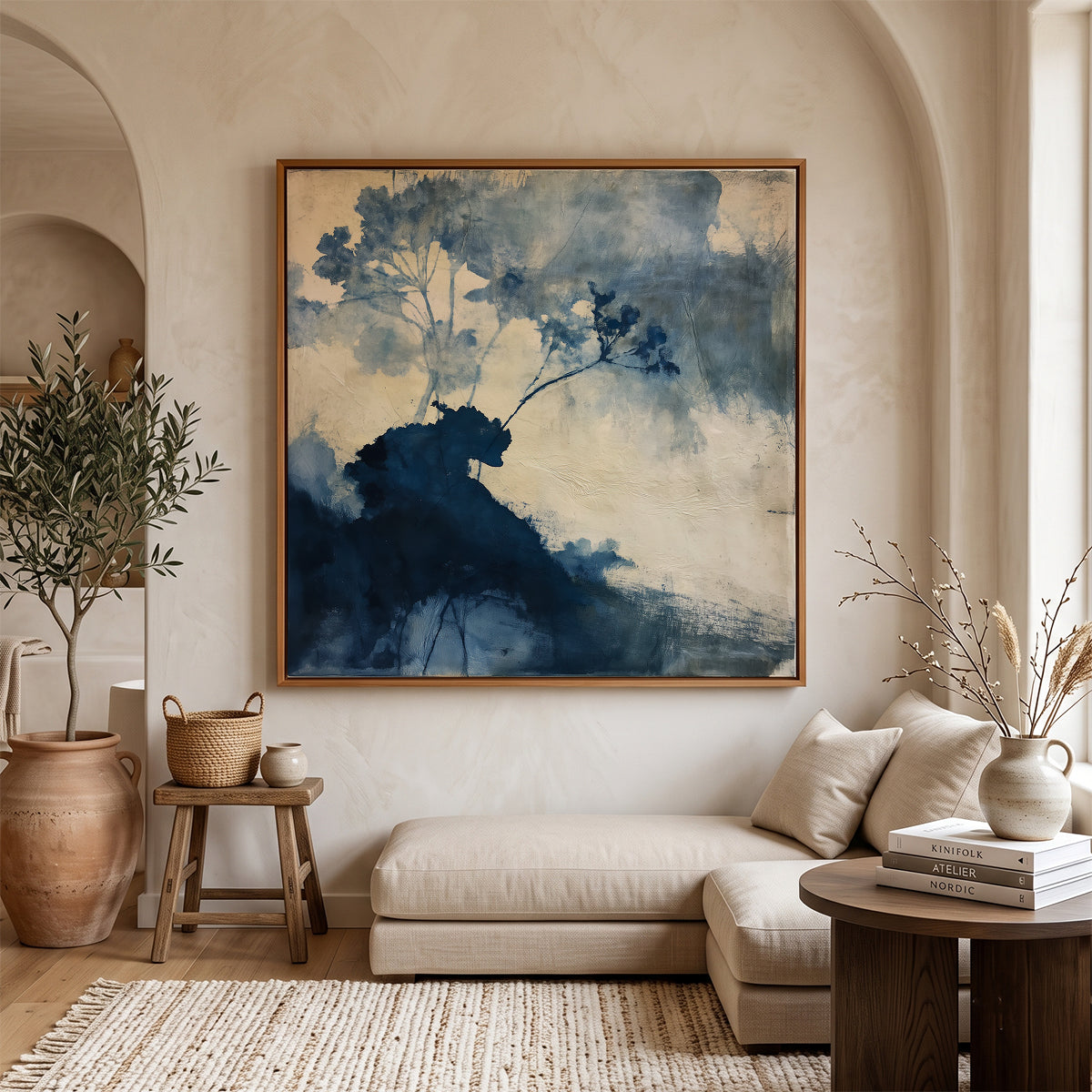 Abstract Art in a Lifestyle Setting