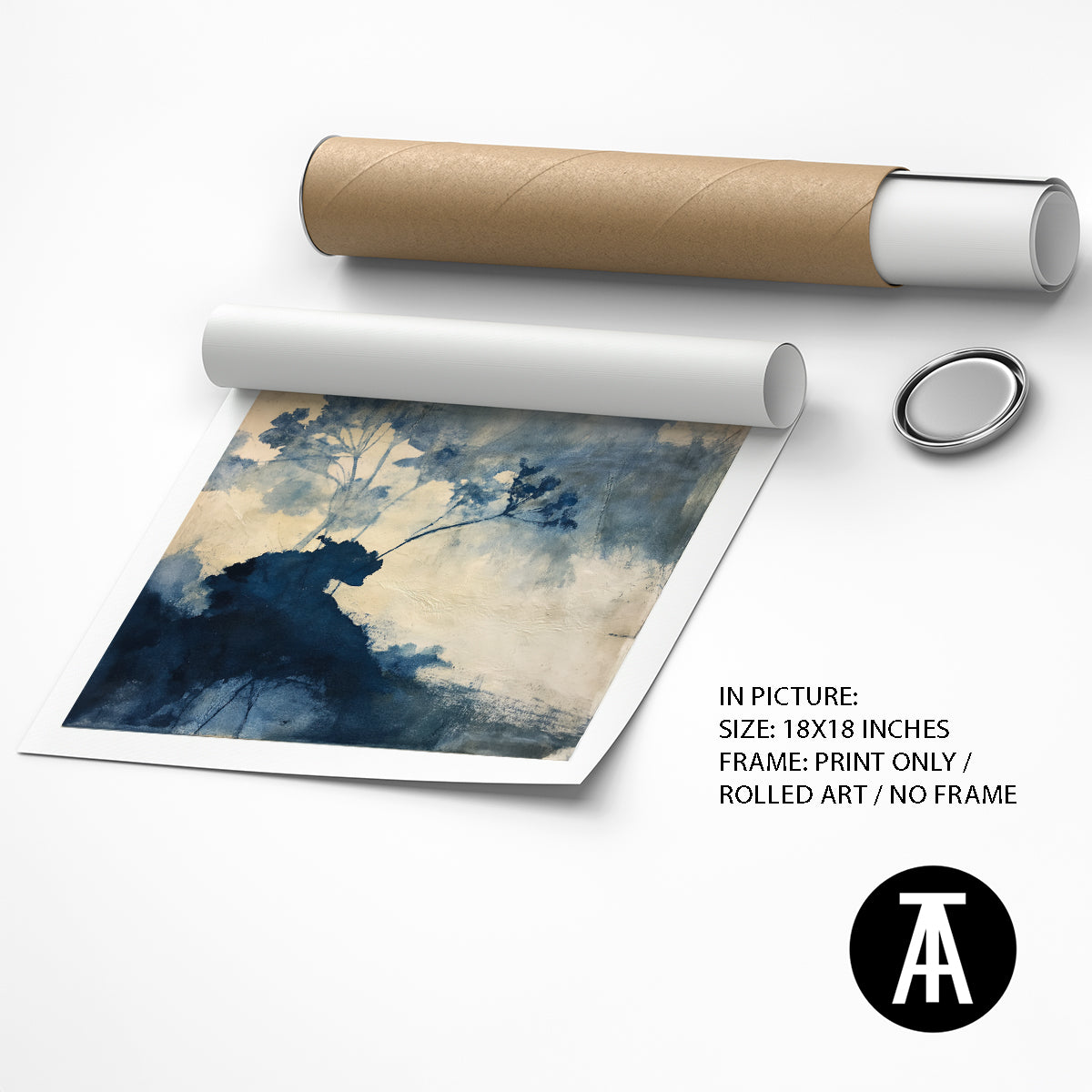 Artwork as Print Only / Rolled Art