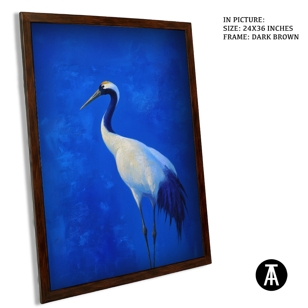 Artwork in Dark Brown Frame