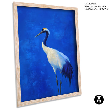 Artwork in Light Brown Frame