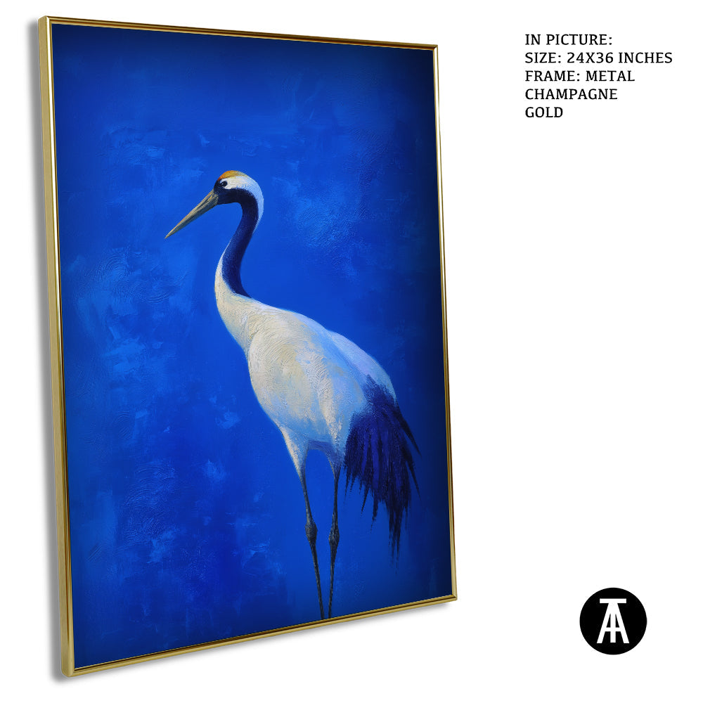 Artwork in Metal Champagne Gold Frame