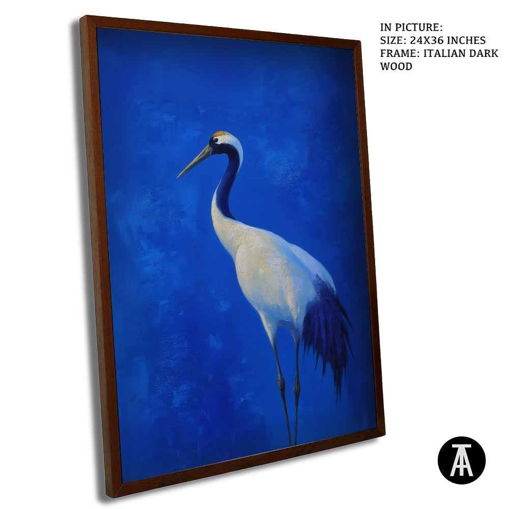 Artwork in Dark Wood Frame