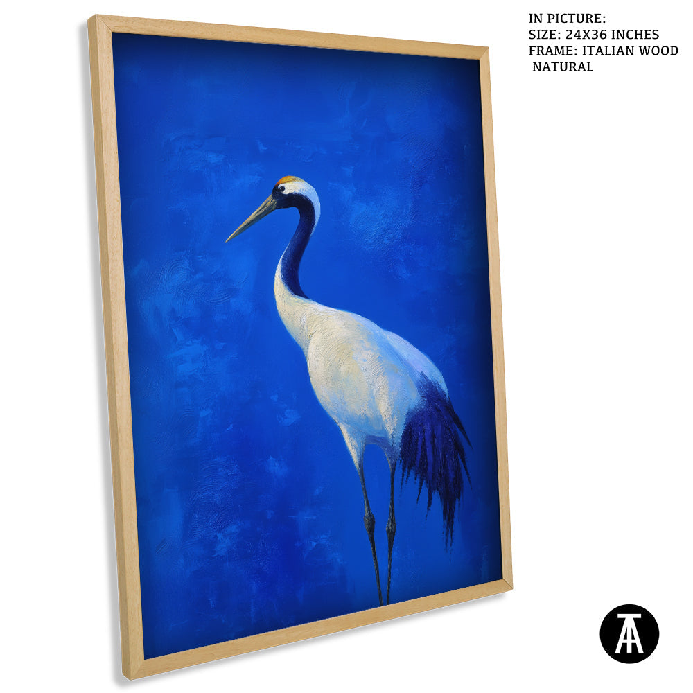 Artwork in Natural Wood Frame