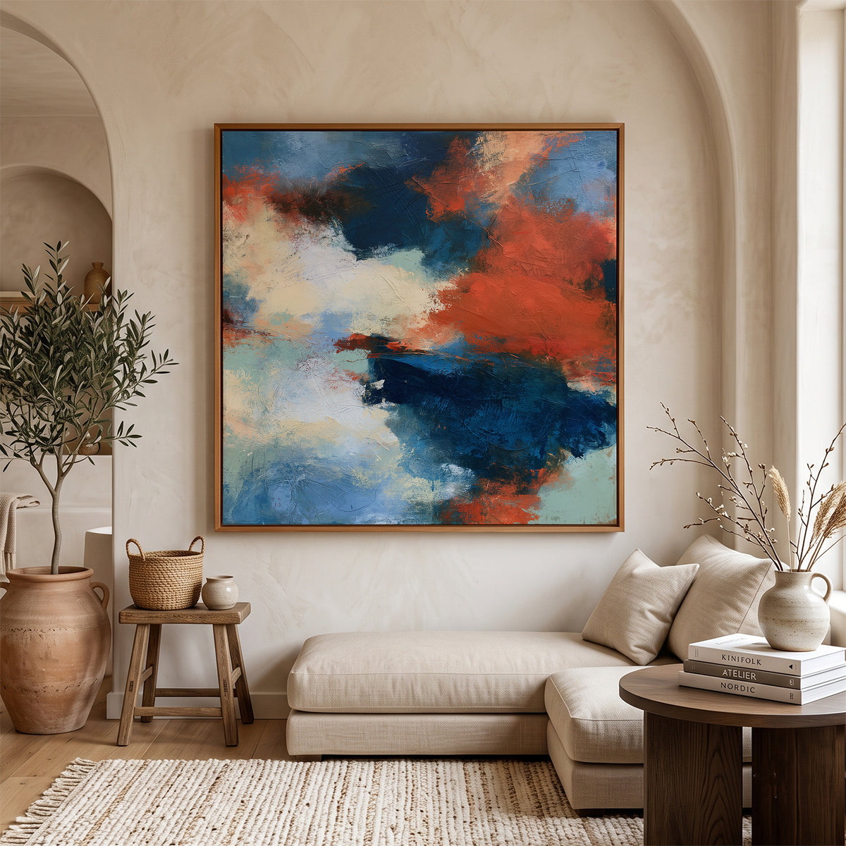 Abstract Art in a Lifestyle Setting