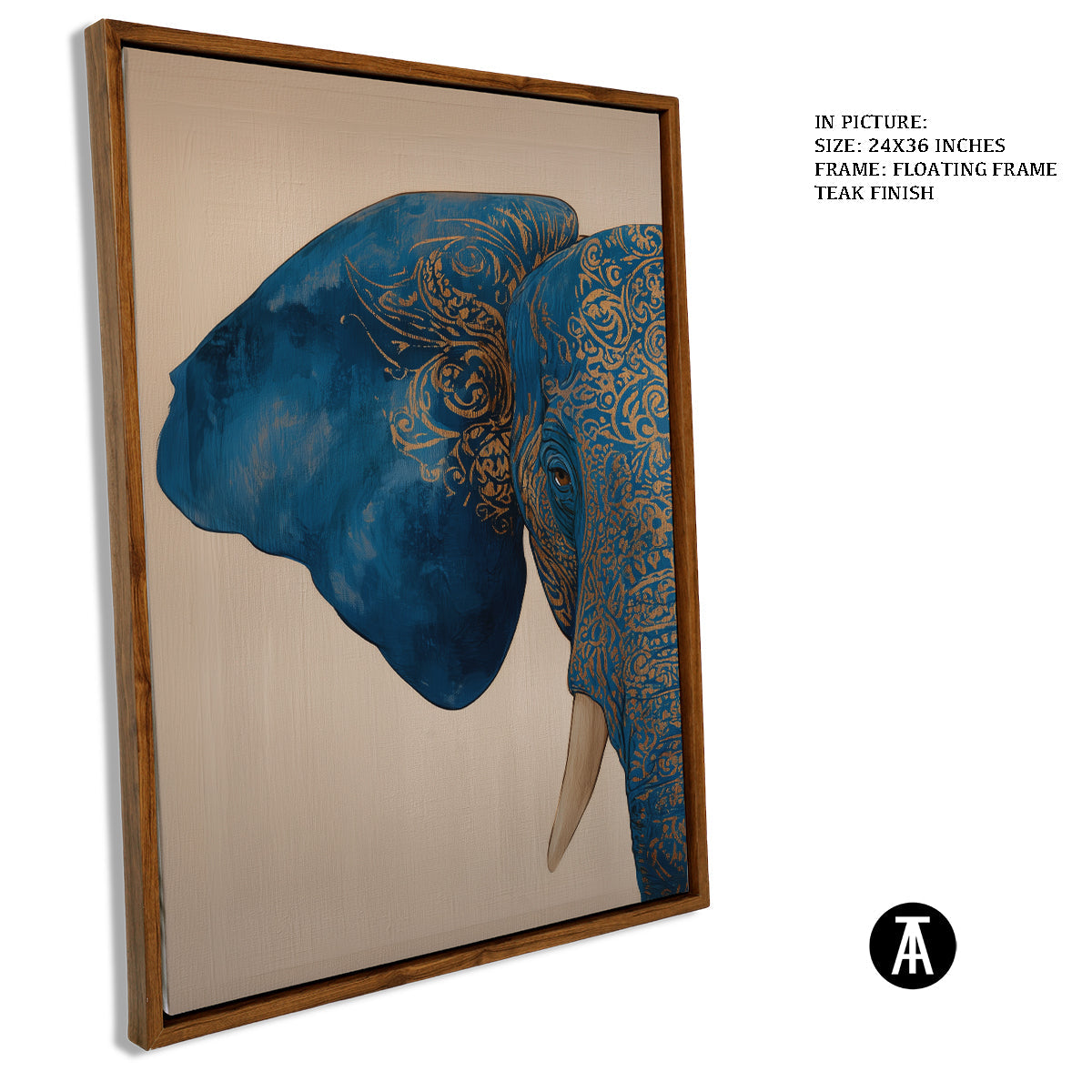 Artwork in Floating Frame