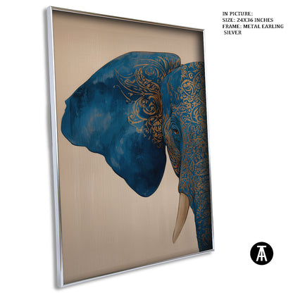 Artwork in Metal Earling Silver Frame